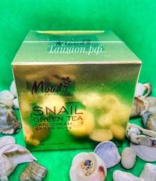 Крем для лица с улиткой и зеленым чаем Snail Green Tea Moods, 50 гр.