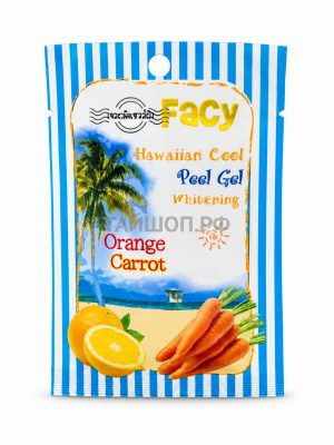Пилинг скатка для лица с экстрактом моркови и апельсина FACY, 15 гр.