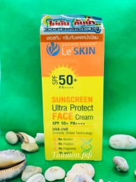 Солнцезащитный крем для лица с водостойкой формулой SPF 50+ PA++++ 30 мл, Le'SKIN 