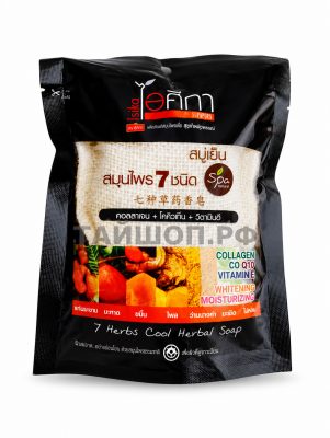 7 трав ароматное СПА мыло в мешочке Supaporn 70 гр.
